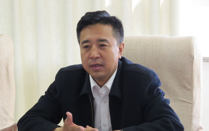 图为高子程会长发言