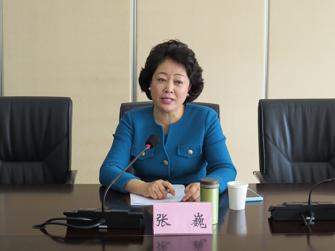 图为张巍副会长讲话