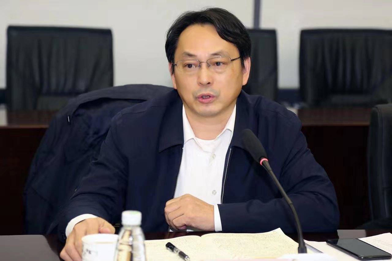 图为北京市司法局党委委员,副局长徐明江讲话